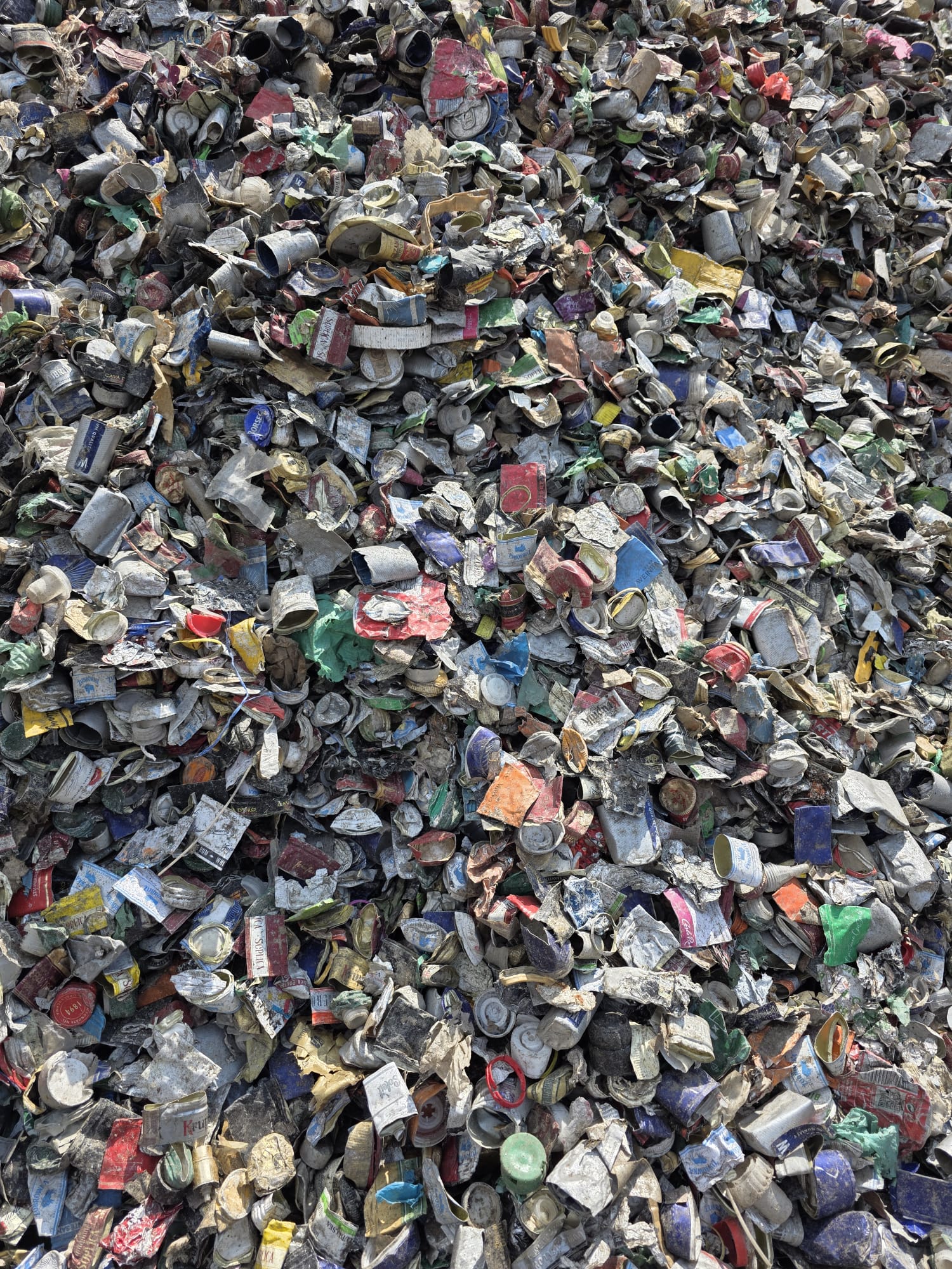 Crushed mixed can scrap